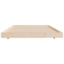 Solid pine wood bed frame 80x200 cm by vidaXL, Beds and slatted bases - Ref: Foro24-823499, Price: 74,96 €, Discount: %