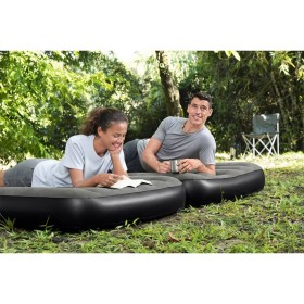 Bestway 3-in-1 inflatable mattress black and gray 188x99x25 cm by Bestway, Air mattresses - Ref: Foro24-3202708, Price: 85,46...