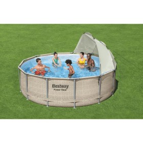 Bestway Removable white pool canopy by Bestway, Pool and spa accessories - Ref: Foro24-3202716, Price: 80,21 €, Discount: %