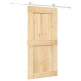 Sliding door with solid pine wood fittings 95x210 cm by vidaXL, Doors - Ref: Foro24-3203114, Price: 228,30 €, Discount: %