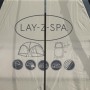 Bestway Lay-Z-Spa Hydromassage bathtub vault tent 390x390x255 cm by Bestway, Pool and spa accessories - Ref: Foro24-3202594, ...