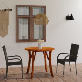 Juego de comedor de jardín de 3 piezas gris de vidaXL, Conjuntos de jardín - Ref: Foro24-3071750, Precio: 248,99 €, Descuento: %