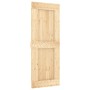 Puerta corredera con herrajes madera maciza de pino 80x210 cm de vidaXL, Puertas - Ref: Foro24-3203071, Precio: 169,82 €, Des...