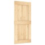 Puerta corredera con herrajes madera maciza de pino 95x210 cm de vidaXL, Puertas - Ref: Foro24-3203074, Precio: 207,02 €, Des...