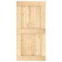 Puerta corredera con herrajes madera maciza de pino 100x210 cm de vidaXL, Puertas - Ref: Foro24-3203075, Precio: 195,00 €, De...