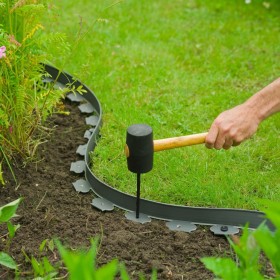 Nature Ground pegs 10 pcs black 20 cm by Nature, Garden edging and edging - Ref: Foro24-446393, Price: 16,99 €, Discount: %