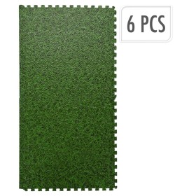 XQ Max Floor Protector Set 6 Pcs Green Grass Print by XQ Max, Floors and carpets - Ref: Foro24-445927, Price: 21,99 €, Discou...