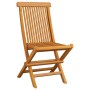 Folding garden chairs 8 units solid teak wood by vidaXL, Garden chairs - Ref: Foro24-3072916, Price: 488,33 €, Discount: %