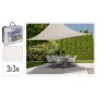 ProGarden Square cream-colored awning 3x3 m by ProGarden, Umbrellas - Ref: Foro24-446749, Price: 44,55 €, Discount: %