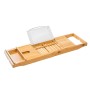 HI Bamboo tray for adjustable bathtub (70-105)x22x4 cm by HI, Bathtub trays - Ref: Foro24-445548, Price: 35,14 €, Discount: %