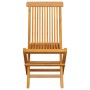 Folding garden chairs 8 units solid teak wood by vidaXL, Garden chairs - Ref: Foro24-3072916, Price: 488,33 €, Discount: %