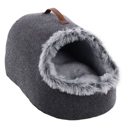 FLAMINGO Pofa cat cave gray 38x52x30 cm by FLAMINGO, Cat beds - Ref: Foro24-443245, Price: 63,09 €, Discount: %