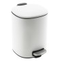 HI Trash can with white metal pedal 5 L by HI, Garbage cans and trash cans - Ref: Foro24-445563, Price: 27,24 €, Discount: %