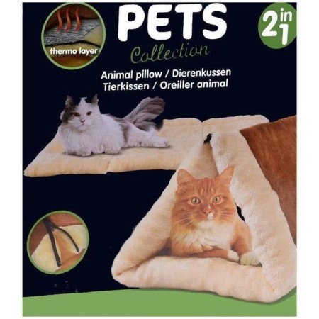 Pets Collection Cushion and tunnel for cats 2 in 1 90x60 cm by Pets Collection, Cat Toys - Ref: Foro24-441916, Price: 26,92 €...