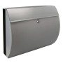 HI Buzón con compartimento de periódicos acero inox 38x13,3x30,4 cm de HI, Ranuras de correo - Ref: Foro24-445596, Precio: 53...