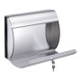 HI Buzón con compartimento de periódicos acero inox 38x13,3x30,4 cm de HI, Ranuras de correo - Ref: Foro24-445596, Precio: 53...