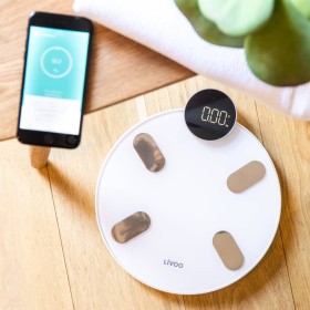 Livoo Digital Scale with Bluetooth White by Livoo, Body weight scales - Ref: Foro24-443511, Price: 45,99 €, Discount: %