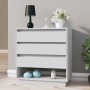 White plywood sideboard 70x41x75 cm by vidaXL, Sideboards - Ref: Foro24-809548, Price: 70,99 €, Discount: %