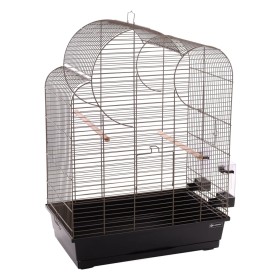 FLAMINGO Parakeet cage Wammer 1 metallic taupe gray 54x34x75 cm by FLAMINGO, Feet and bird cages - Ref: Foro24-442413, Price:...