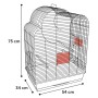 FLAMINGO Parakeet cage Wammer 1 metallic taupe gray 54x34x75 cm by FLAMINGO, Feet and bird cages - Ref: Foro24-442413, Price:...