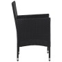 Juego de comedor para jardín 3 piezas negro de vidaXL, Conjuntos de jardín - Ref: Foro24-3072433, Precio: 192,26 €, Descuento: %