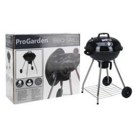 ProGarden Barbacoa sobre ruedas negro de ProGarden, Barbacoas - Ref: Foro24-445890, Precio: 108,42 €, Descuento: %