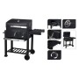 ProGarden Barbacoa con ruedas mediana negro de ProGarden, Barbacoas - Ref: Foro24-445885, Precio: 238,96 €, Descuento: %