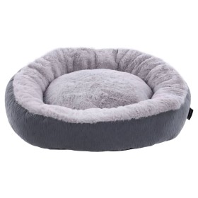 FLAMINGO Suza round gray pet basket 50x50x15 cm by FLAMINGO, Beds for dogs - Ref: Foro24-443246, Price: 65,75 €, Discount: %