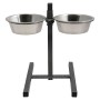 Jack and Vanilla Bon Appetit Pet Stand Feeders 2x3.9 L by Jack and Vanilla, Pet Feeder Holders - Ref: Foro24-444197, Price: 4...