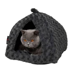 Jack and Vanilla Pet Igloo Coal 37x37x37 cm by Jack and Vanilla, Cat beds - Ref: Foro24-444173, Price: 59,99 €, Discount: %