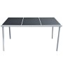 Juego de comedor de jardín 5 piezas de acero negro de vidaXL, Conjuntos de jardín - Ref: Foro24-3072512, Precio: 248,57 €, De...