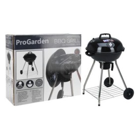 ProGarden Grill auf Rädern schwarz 47 cm von ProGarden, Grillen - Ref: Foro24-445889, Preis: 75,46 €, Rabatt: %