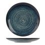 Cosy & Trendy Atlantis flat plate 4 pcs blue circles Ø27.5 cm by Cosy & Trendy, Dishes - Ref: Foro24-446054, Price: 48,02 €, ...