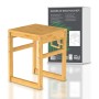 EISL Bamboo bathroom stool 35x35x45 cm by EISL, Shower seats and benches - Ref: Foro24-446510, Price: 64,09 €, Discount: %