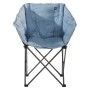 Travellife Compact Folding Camping Chair Lago Cross Blue Wave by Travellife, camping furniture - Ref: Foro24-446873, Price: 8...