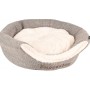 FLAMINGO Cueva para gatos 2 en 1 Snoozebay marrón y crema 45x35x35 cm de FLAMINGO, Camas para gatos - Ref: Foro24-443242, Pre...