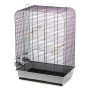 Duvoplus Bird cage with accessories Nina gray and black 54x34x75 cm by Duvoplus, Feet and bird cages - Ref: Foro24-445530, Pr...