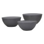 Travellife Camping bowls with lid Palma 3 pieces dark gray by Travellife, Tableware and kitchen utensils for camping - Ref: F...