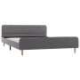 Estructura de cama de tela gris claro 160x200 cm de vidaXL, Camas y somieres - Ref: Foro24-284904, Precio: 202,99 €, Descuent...