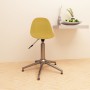 Mustard Yellow Fabric Swivel Office Chair by vidaXL, Office chairs - Ref: Foro24-333436, Price: 53,57 €, Discount: %