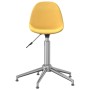 Mustard Yellow Fabric Swivel Office Chair by vidaXL, Office chairs - Ref: Foro24-333436, Price: 53,99 €, Discount: %