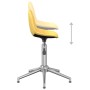 Silla de oficina giratoria de tela amarilla mostaza de vidaXL, Sillas de oficina - Ref: Foro24-333436, Precio: 53,57 €, Descu...