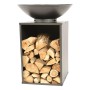 RedFire Garden fireplace with barbecue and cover ONYX Classic 60 cm by RedFire, Chimneys - Ref: Foro24-446955, Price: 319,84 ...