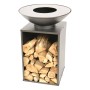 RedFire Garden fireplace with barbecue and cover ONYX Classic 60 cm by RedFire, Chimneys - Ref: Foro24-446955, Price: 319,84 ...