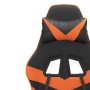 Silla gaming cuero sintético negro y naranja de vidaXL, Sillones para videojuegos - Ref: Foro24-3143848, Precio: 95,24 €, Des...