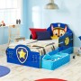 Paw Patrol Kinderbett mit Schubladen 145x68x77 cm blau WORL268007 von Paw Patrol, Kinderbetten und Betten für Kinder - Ref: F...