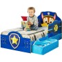 Paw Patrol Kinderbett mit Schubladen 145x68x77 cm blau WORL268007 von Paw Patrol, Kinderbetten und Betten für Kinder - Ref: F...