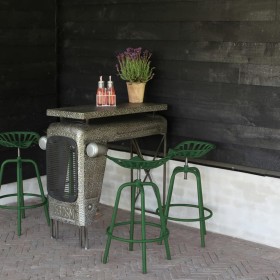 Esschert Design Taburete con forma de asiento de tractor verde de Esschert Design, Taburetes de cocina - Ref: Foro24-442364, ...