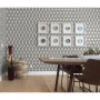 DUTCH WALLCOVERINGS Black and white Geometric wallpaper by DUTCH WALLCOVERINGS, Painted paper - Ref: Foro24-442590, Price: 39...