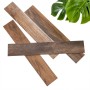 WallArt Tablones de aspecto madera de roble Barnwood marrón ámbar de WallArt, Recubrimiento de paredes - Ref: Foro24-442555, ...